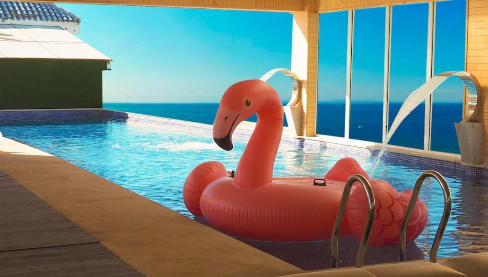 Mandarin Palace Hotel & Spa Tânger Exterior foto A flamingo float